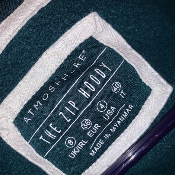 🔥 3/$20 Atmosphere Drawstring Zipper Hoodie - Picture 3 of 3